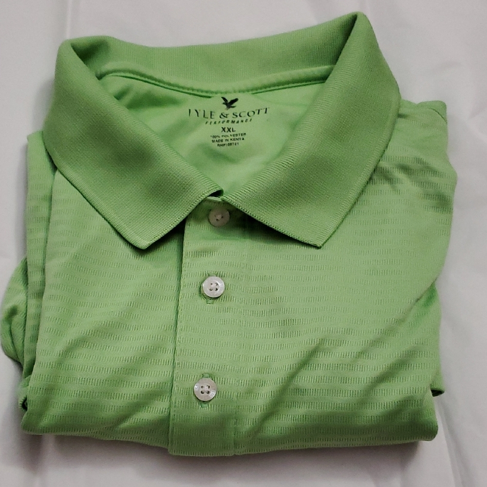 Lyle & Scott Lime Green Performance Top XXL